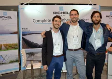 Richel Group sees a lot of Mexican growers shifting from outside cultivation to inside cultivation and therefore is building several new greenhouses in Mexico controlled from their Mexican office. In the picture the ‘Mexican’ guys of Richel: Valentin Arnaud, Richel Barthelemy and Blaz Stojcic.